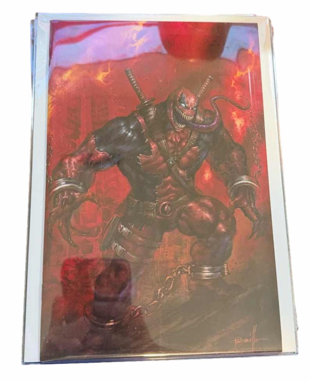 X-Force Killshot Lucio Parrillo Red Venompool Virgin Variant Comic